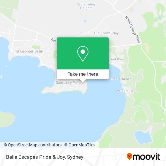 Belle Escapes Pride & Joy map