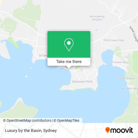 Luxury by the Basin map