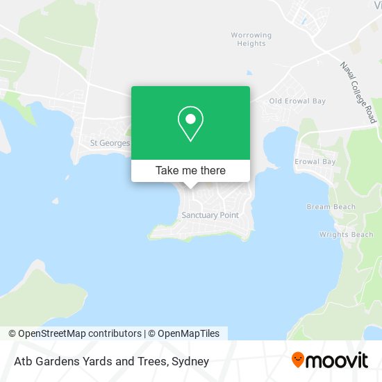Atb Gardens Yards and Trees map