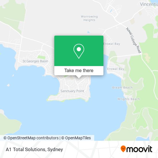 A1 Total Solutions map