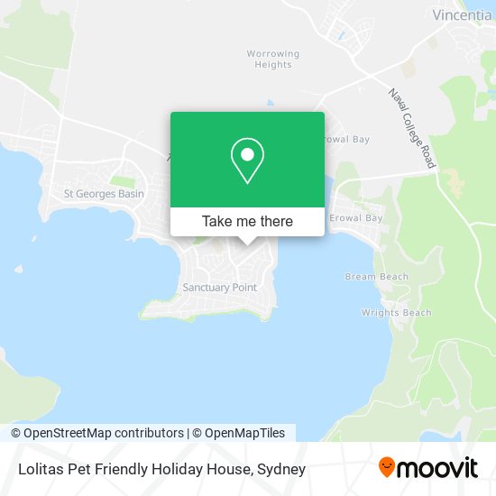 Lolitas Pet Friendly Holiday House map