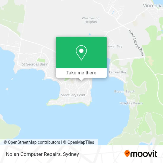 Mapa Nolan Computer Repairs