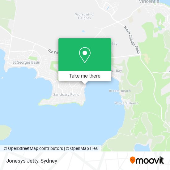 Mapa Jonesys Jetty