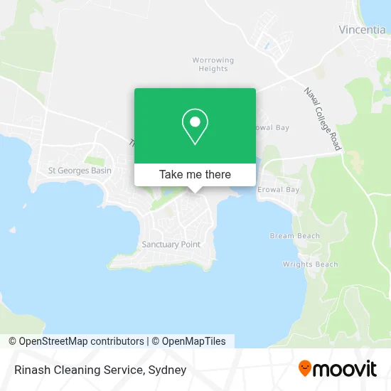 Mapa Rinash Cleaning Service