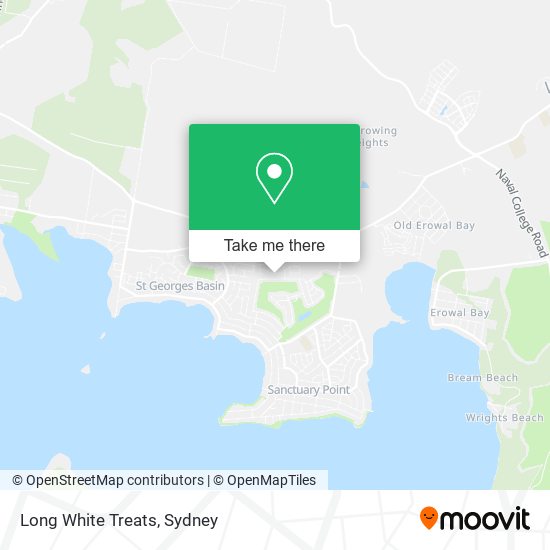 Long White Treats map