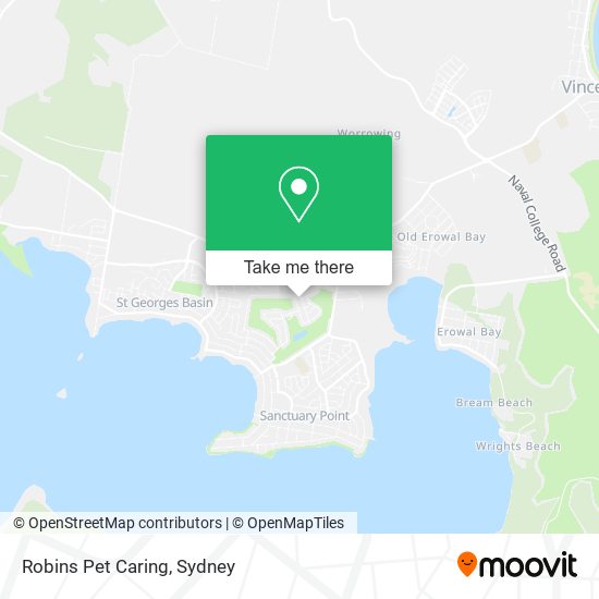 Robins Pet Caring map