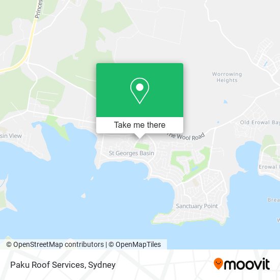 Paku Roof Services map