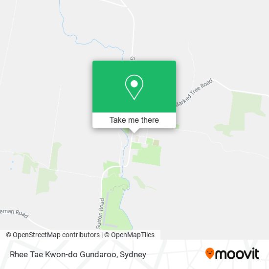 Rhee Tae Kwon-do Gundaroo map