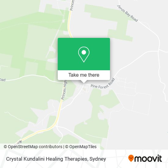 Crystal Kundalini Healing Therapies map