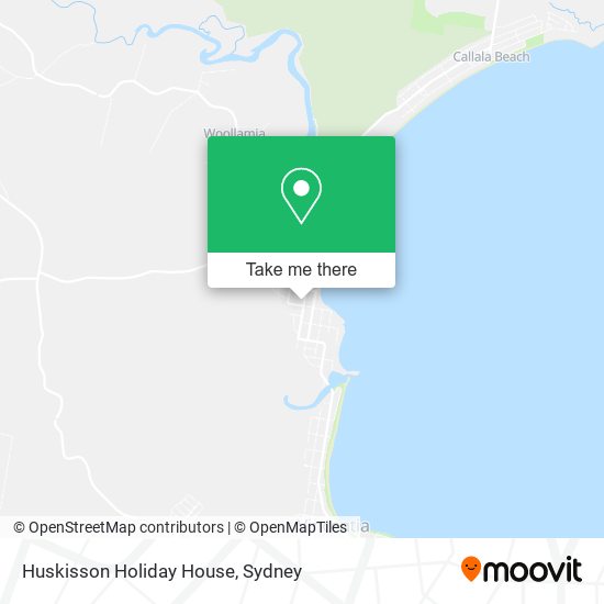 Huskisson Holiday House map