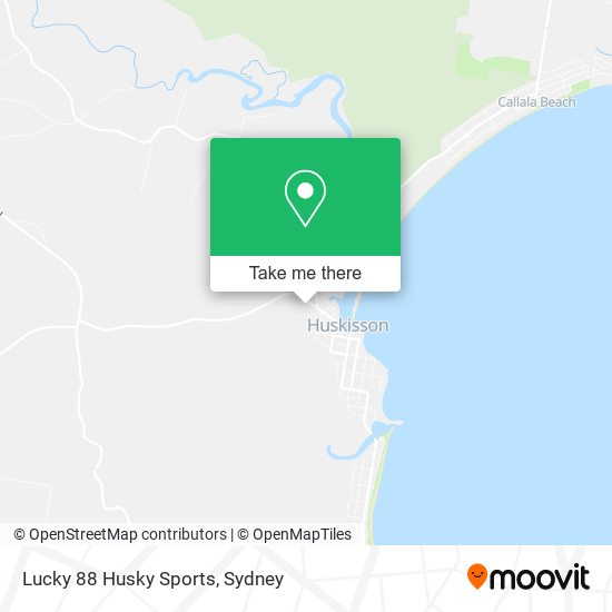 Lucky 88 Husky Sports map