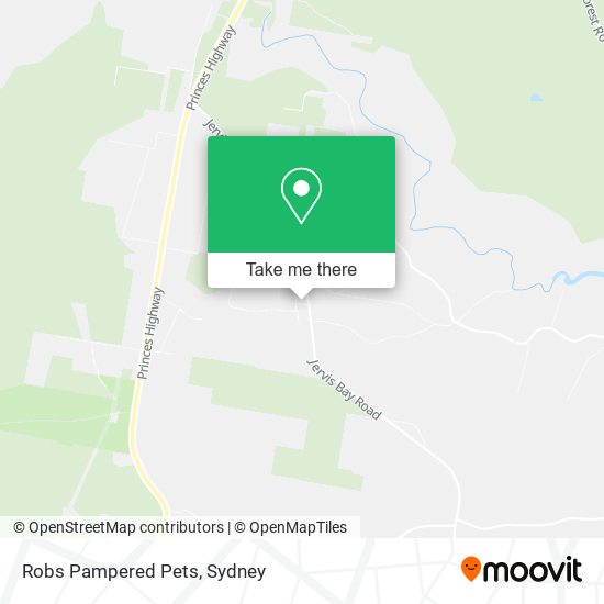 Robs Pampered Pets map