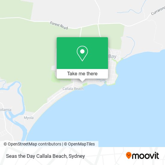 Seas the Day Callala Beach map