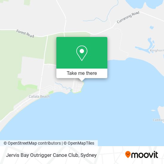Jervis Bay Outrigger Canoe Club map