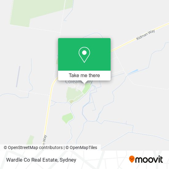 Wardle Co Real Estate map