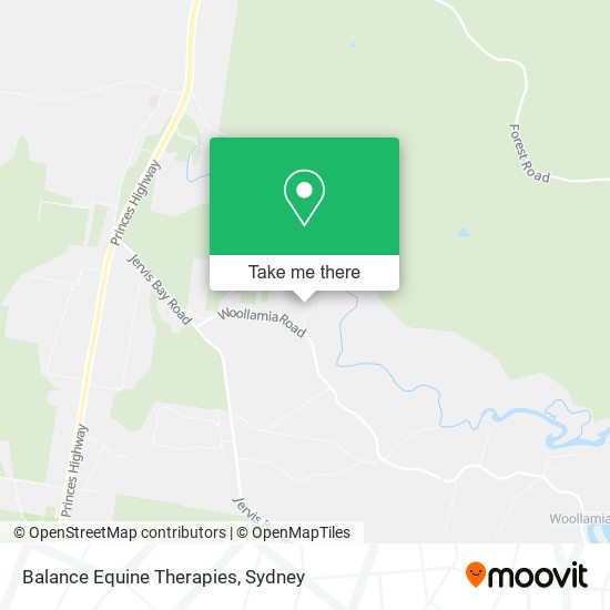 Balance Equine Therapies map