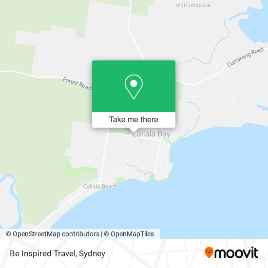 Be Inspired Travel map