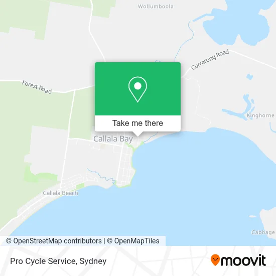 Mapa Pro Cycle Service