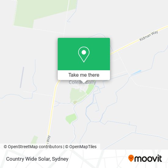 Country Wide Solar map