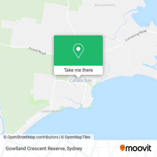 Gowlland Crescent Reserve map
