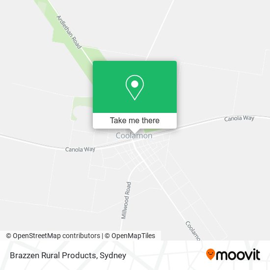 Brazzen Rural Products map