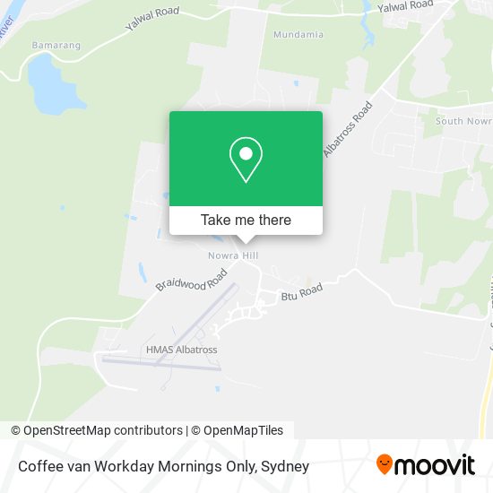 Mapa Coffee van Workday Mornings Only