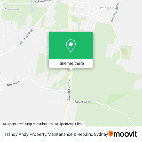 Handy Andy Property Maintenance & Repairs map