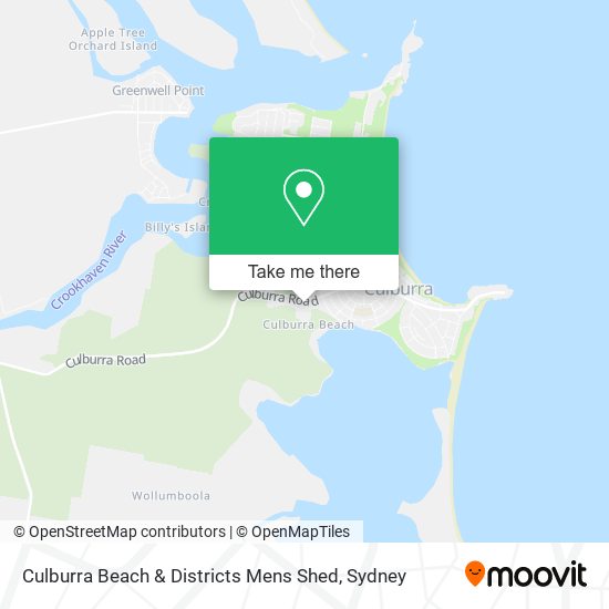 Culburra Beach & Districts Mens Shed map