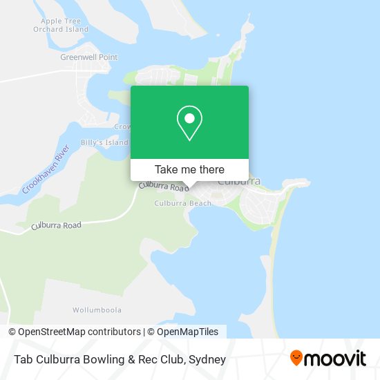 Tab Culburra Bowling & Rec Club map