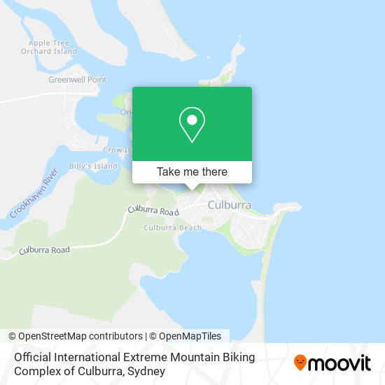 Mapa Official International Extreme Mountain Biking Complex of Culburra