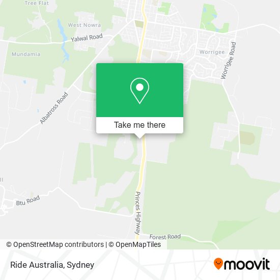 Ride Australia map