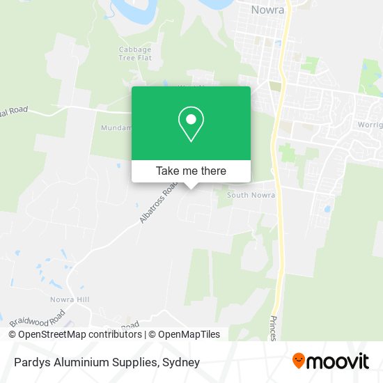 Pardys Aluminium Supplies map