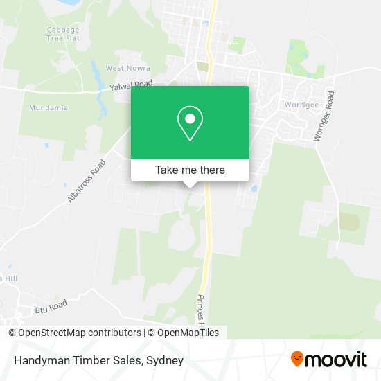 Mapa Handyman Timber Sales