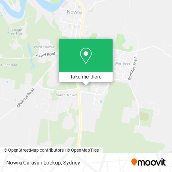 Nowra Caravan Lockup map