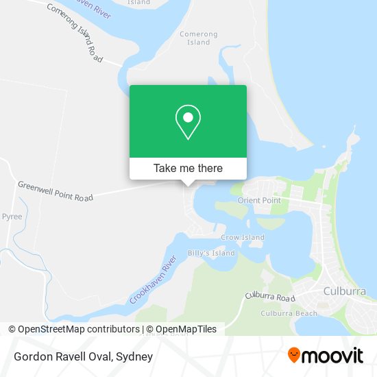 Gordon Ravell Oval map