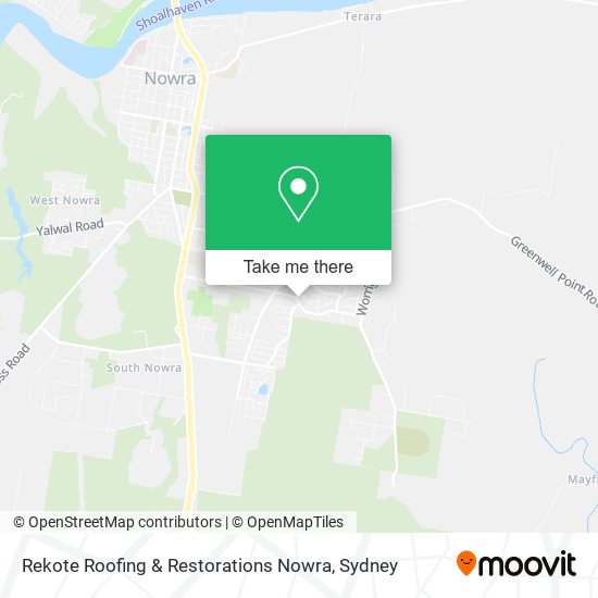 Rekote Roofing & Restorations Nowra map