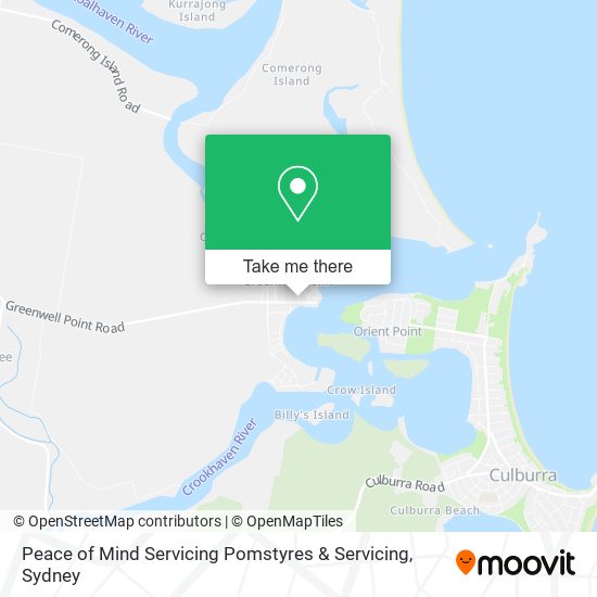 Peace of Mind Servicing Pomstyres & Servicing map