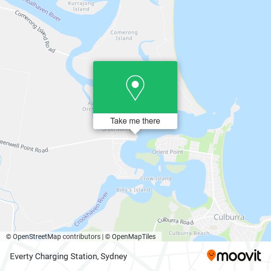 Mapa Everty Charging Station