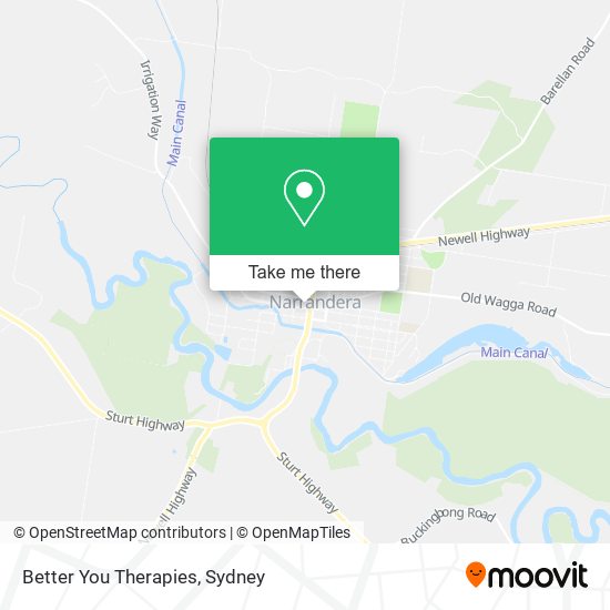 Better You Therapies map