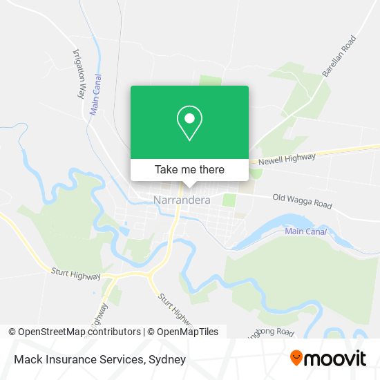 Mack Insurance Services map