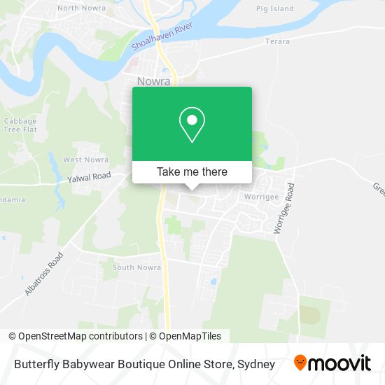 Butterfly Babywear Boutique Online Store map