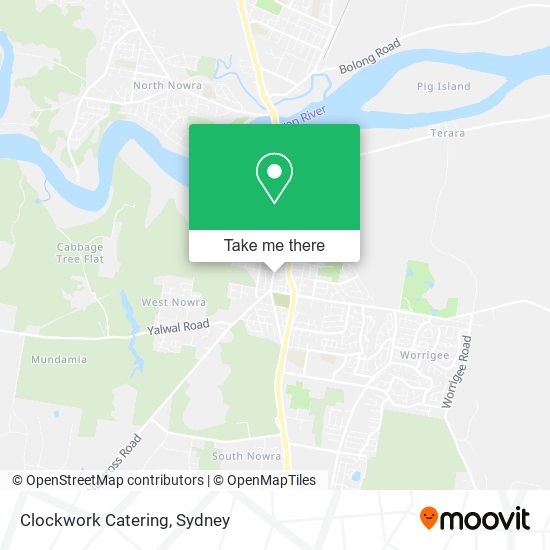 Clockwork Catering map