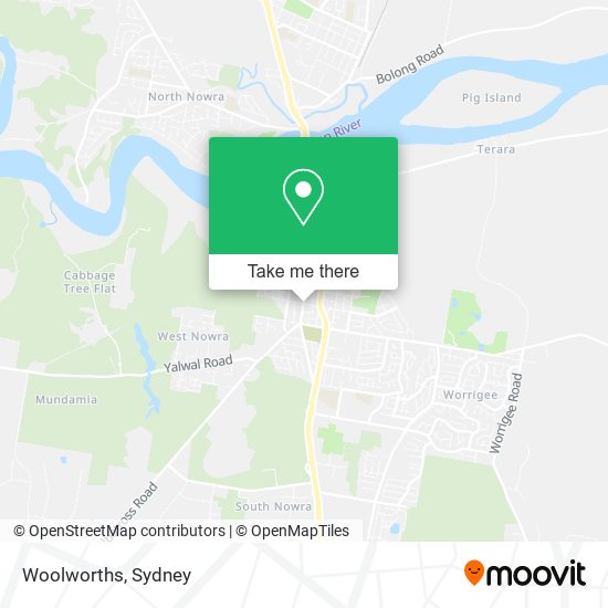 Mapa Woolworths