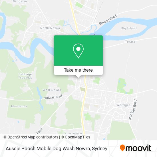 Aussie Pooch Mobile Dog Wash Nowra map