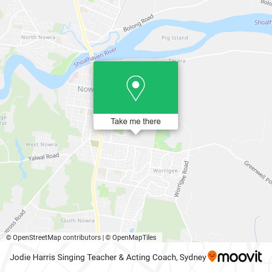 Jodie Harris Singing Teacher & Acting Coach map