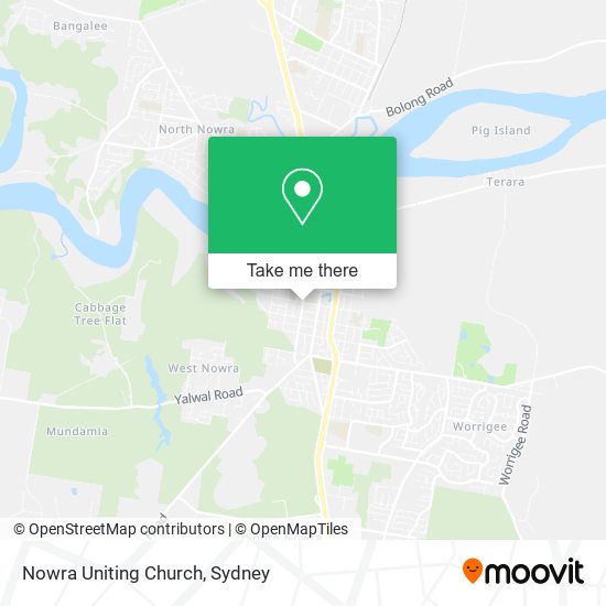 Nowra Uniting Church map