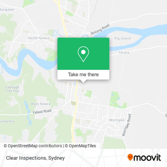 Clear Inspections map