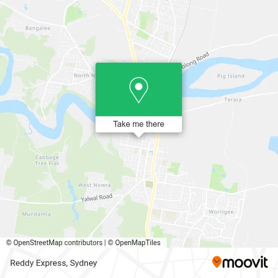 Reddy Express map