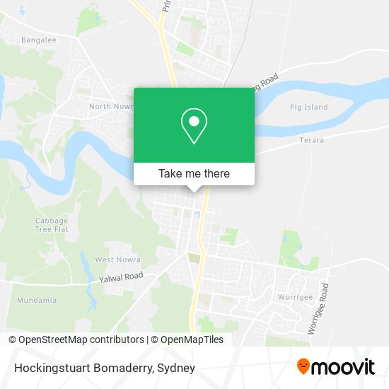 Mapa Hockingstuart Bomaderry