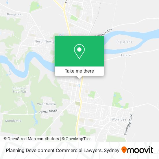 Planning Development Commercial Lawyers map